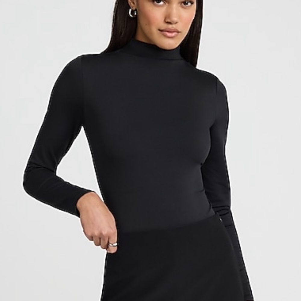 Express Body Contour Black Bodysuit